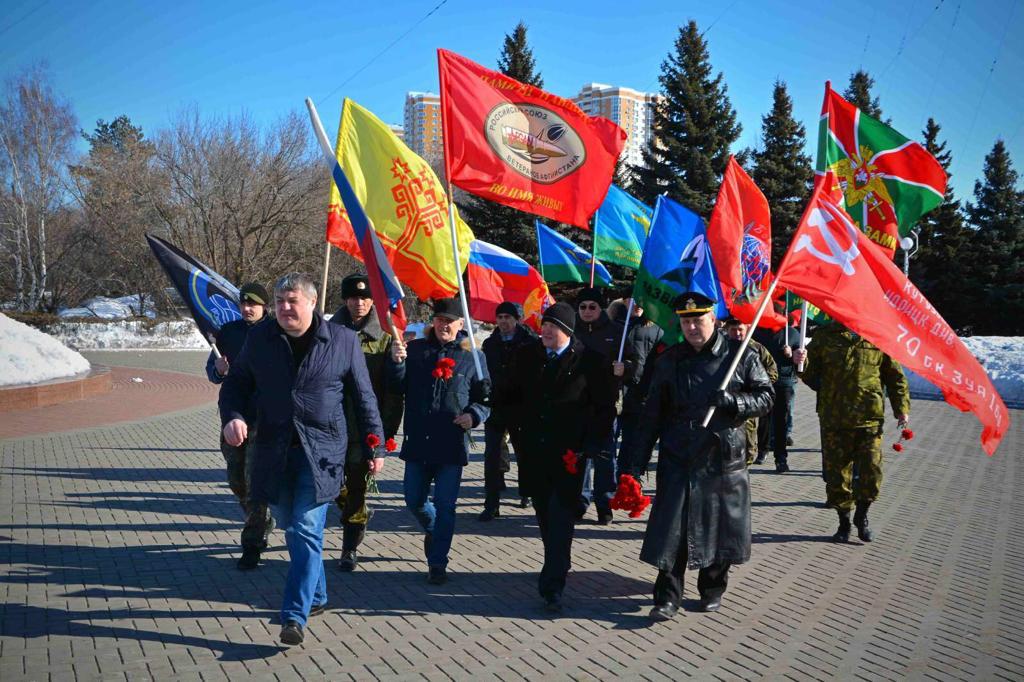 в мемориальном парке